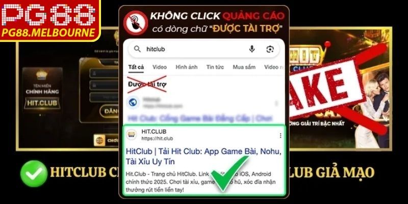 Những rủi ro khó lường từ link Hitclub giả mạo