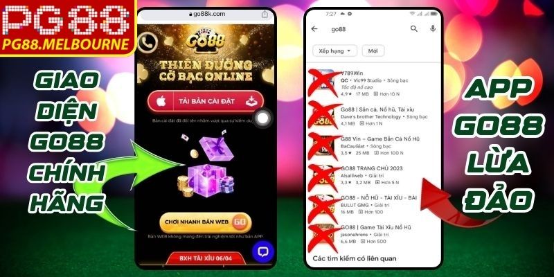 Kiểm tra tên miền tránh web Go88 giả mạo